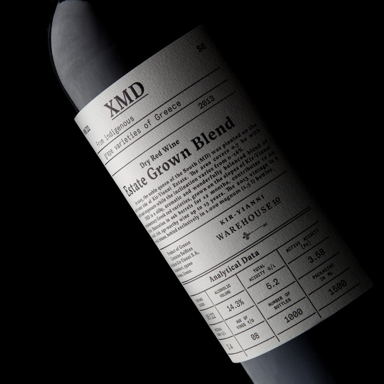 Ξινόμαυρο - Μαυροδάφνη (XMD) 2013, Magnum 1.5L