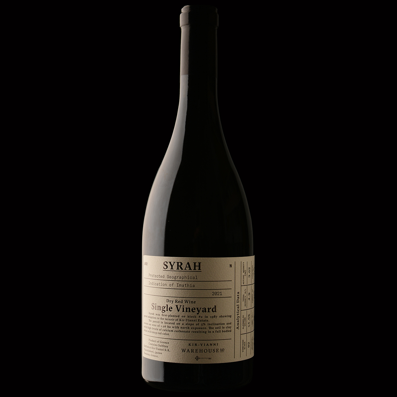 SYRAH SINGLE VINEYARD 2021